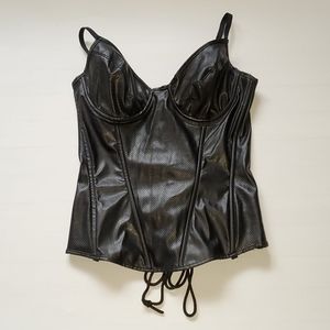 Real Leather Corset